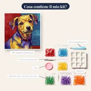Dog: l'artista a quattro zampe – contenuto del kit