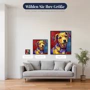 Hund: Der vierbeinige Künstler – verfügbare Größen