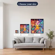 Pokémon Diamond Painting The Champions' Epic – available sizes