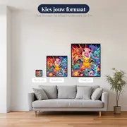 Diamond Painting Pokémon Het Epos van de Kampioenen – beschikbare formaten