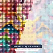 Diamond Painting Pokémon L'Épopée des Champions – gros plan des diamants