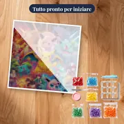 Diamond Painting Pokémon L'Epopea dei Campioni – kit pronto per iniziare