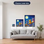 Pokémon Diamond Painting Moonlight Lament – available sizes