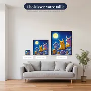 Diamond Painting Pokémon Complainte au Clair de Lune – tailles disponibles