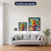 Diamond Painting Pokémon Pikachu Pop Art – misure disponibili