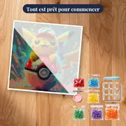 Diamond Painting Pokémon Pikachu Pop Art – kit prêt à commencer