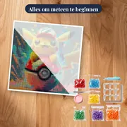 Diamond Painting Pokémon Pikachu Pop Art – pakket klaar om te beginnen