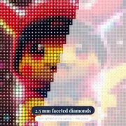 Pokémon Diamond Painting Pikachu Starry Shine – diamond close-up