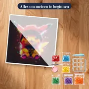 Diamond Painting Pokémon Pikachu Schitterende Ster – pakket klaar om te beginnen