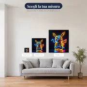 Diamond Painting Pokémon Pikachu Fulmine Neon – misure disponibili