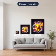 Pokémon Diamond Painting Pikachu Energy Flow – available sizes