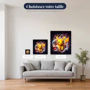 Diamond Painting Pokémon Pikachu Flux d'Énergie – tailles disponibles