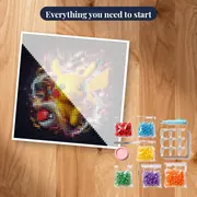 Pokémon Diamond Painting Pikachu Energy Flow – kit ready to start