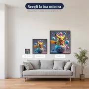 Diamond Painting Pokémon Pikachu Festival delle Bolle – misure disponibili
