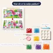 Gepersonaliseerde Diamond Painting met Naam – inhoud van het pakket