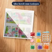 Personalisiertes Diamond Painting mit Namen – Set bereit zum Loslegen
