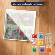 Gepersonaliseerde Diamond Painting met Naam – pakket klaar om te beginnen