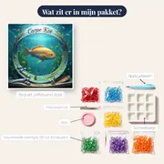 Diamantschilderen Carpe Koï l'Artiste – inhoud van het pakket