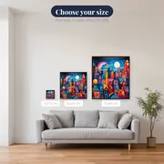 Modern Pop Art City Diamond Painting – available sizes