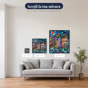 Diamond Painting Città Vetrata con Pesci – misure disponibili