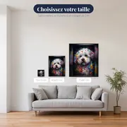 Bichon Maltais Aquarelle – tailles disponibles