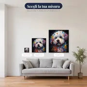 Bichon Maltese Acquerello Diamond Painting – misure disponibili