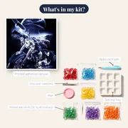 Eagle and Motorbike, Biker Spirit – kit contents