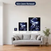 Diamantschilderij Adelaar en Motor, Biker Spirit – beschikbare formaten