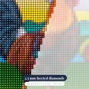 The Farm Rooster – diamond close-up