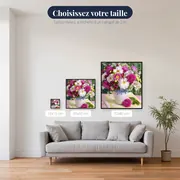 Diamond Painting Bouquet Champêtre de Dahlias et Marguerites – tailles disponibles