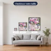 Diamond Painting Bouquet Printanier aux Renoncules et Muscaris – tailles disponibles