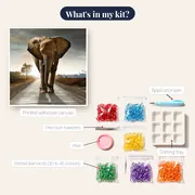 Elephant on the Road to the Sun – kit contents