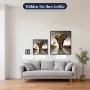 Elefant auf der Sonnenstraße – verfügbare Größen