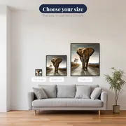 Elephant on the Road to the Sun – available sizes