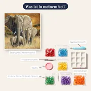 3 Elefanten Savanne – Inhalt des Sets
