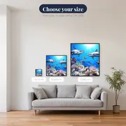Sharks and Friends – available sizes