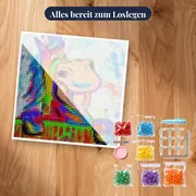 Verrücktes Pop Art-Pferd – Set bereit zum Loslegen