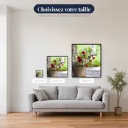 Diamond Painting Bouquet Sauvage dans un Pot Terracotta – tailles disponibles