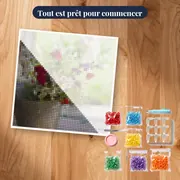 Diamond Painting Bouquet Sauvage dans un Pot Terracotta – kit prêt à commencer