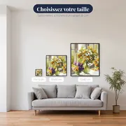 Diamond Painting Bouquet Impressionniste devant une Fenêtre – tailles disponibles