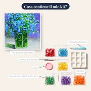 Bouquet di fiori Turbleu – contenuto del kit