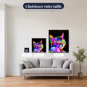 Pop Art Félin – tailles disponibles