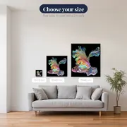 Galactic Fighting Fish – available sizes