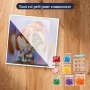 Bulldog Blanc Et Marron – kit prêt à commencer