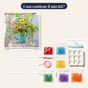 Fiori Ludmila su una sedia – contenuto del kit