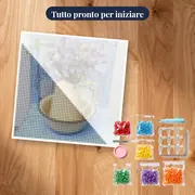 Fiori di Lyuba su una sedia – kit pronto per iniziare