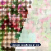 Nadezhda Flowers on a Chair – primo piano dei diamanti