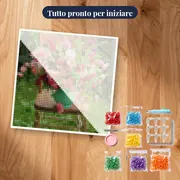 Nadezhda Flowers on a Chair – kit pronto per iniziare
