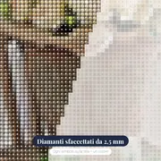 Natasha Flowers su una sedia – primo piano dei diamanti