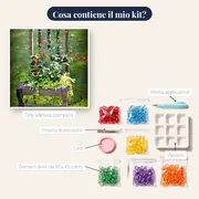 Olga Fiori su una sedia – contenuto del kit